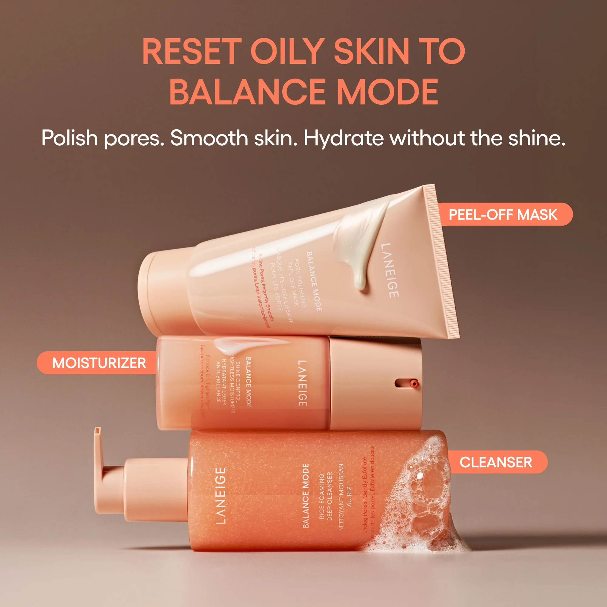 Balance Mode Rice Foaming Deep Cleanser - Image 11