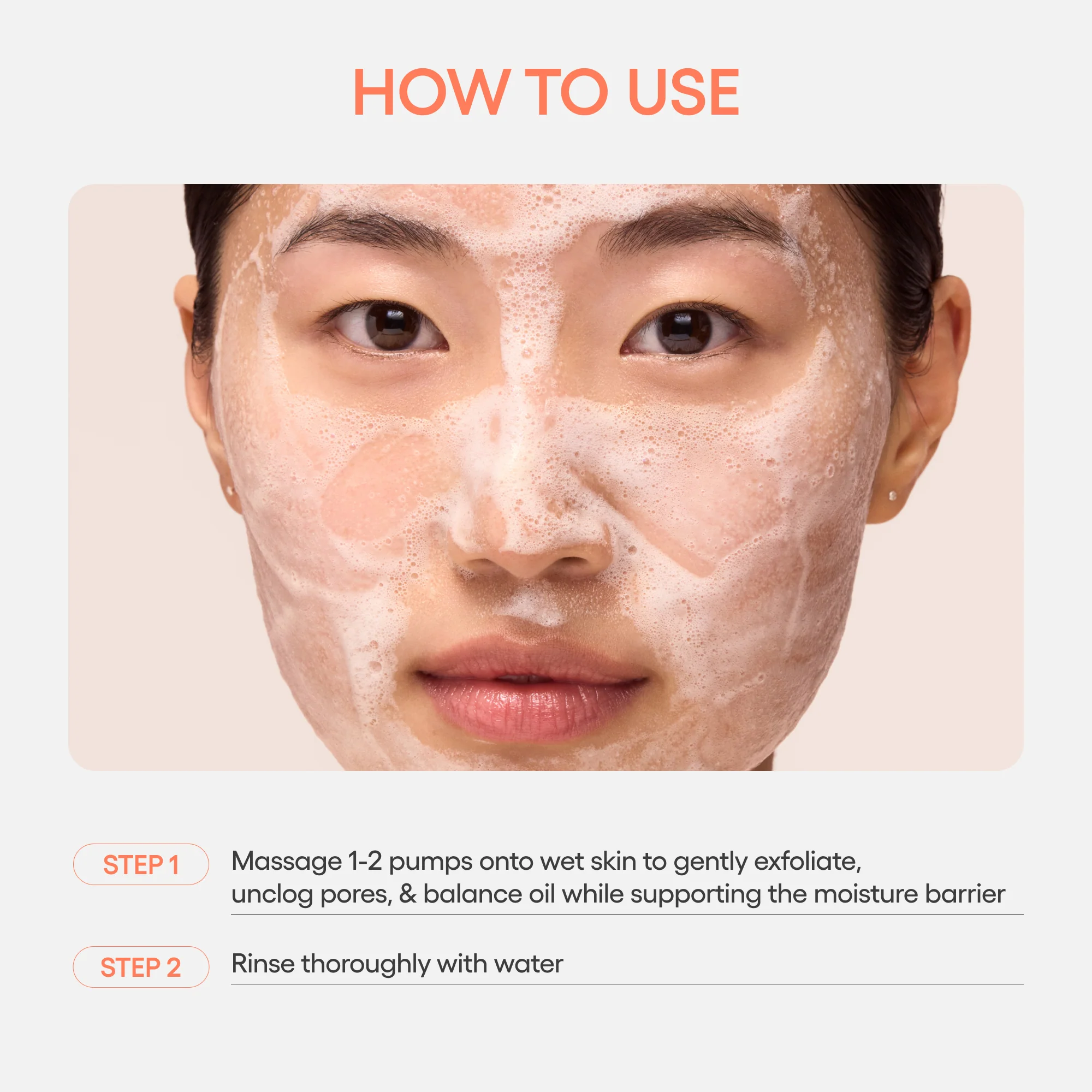 Balance Mode Rice Foaming Deep Cleanser - Image 8
