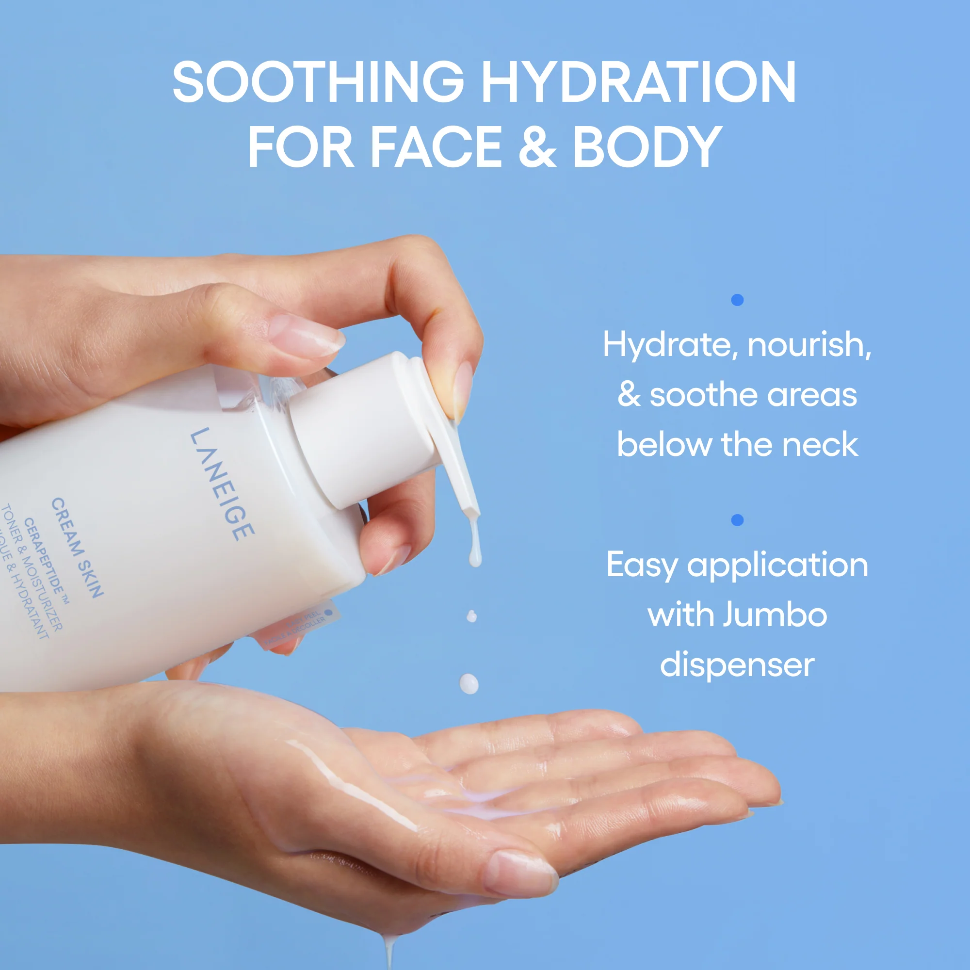 Cream Skin Milky Toner with Ceramides & Peptides for Nourishing Hydration - Image 24
