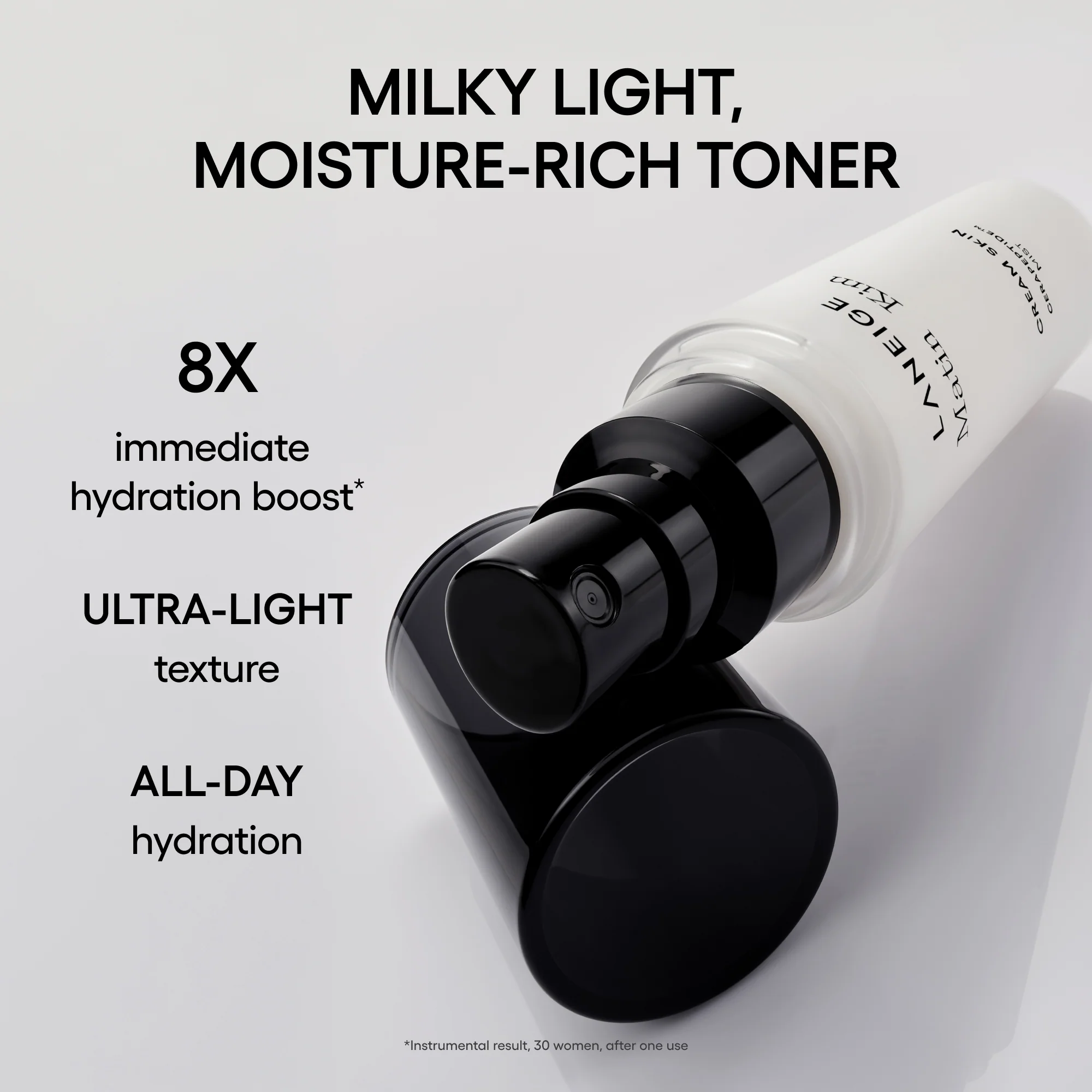 Cream Skin Milky Toner with Ceramides & Peptides for Nourishing Hydration - Image 3