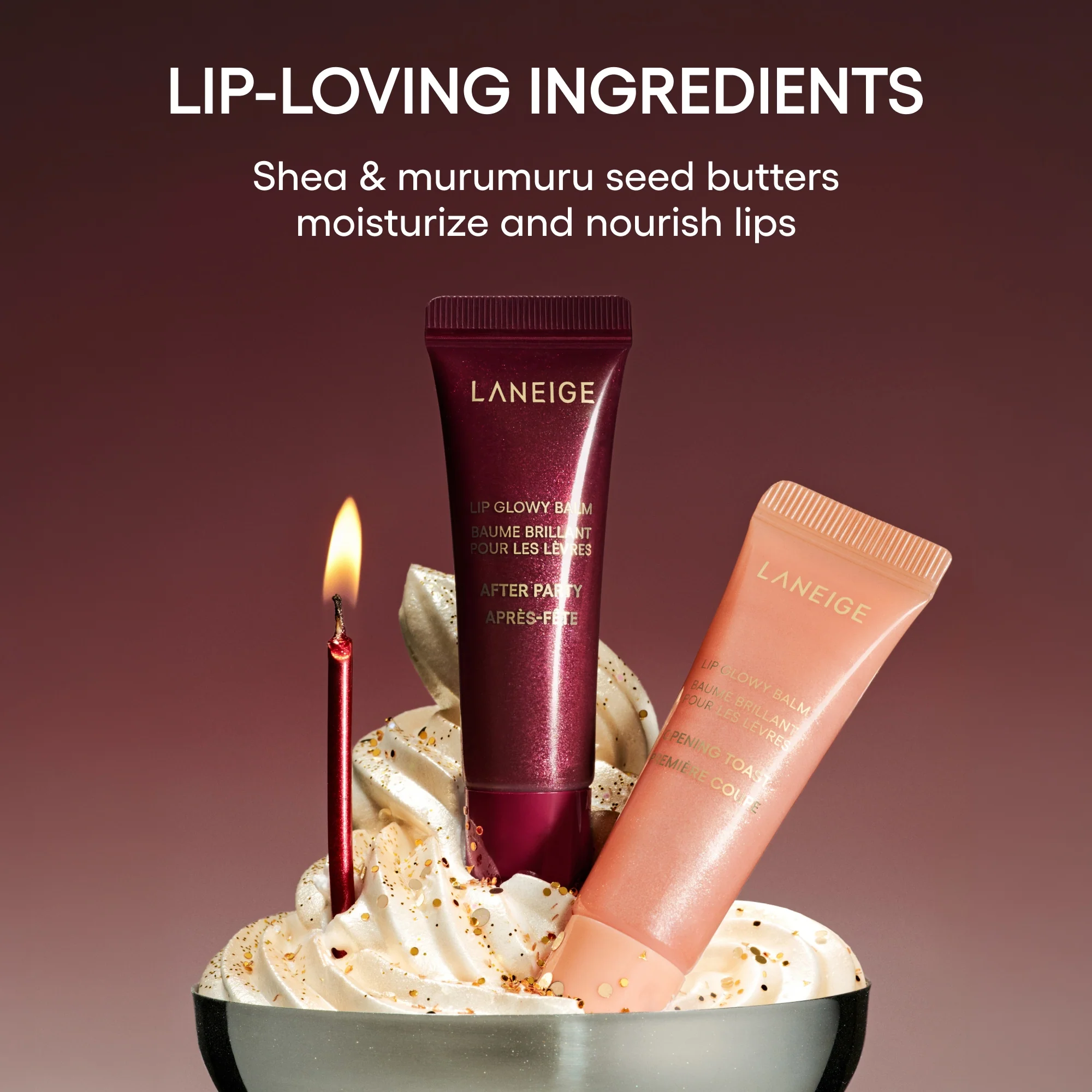 Sparkling Shimmer Lip Glowy Balm Duo Gift Set - Image 10