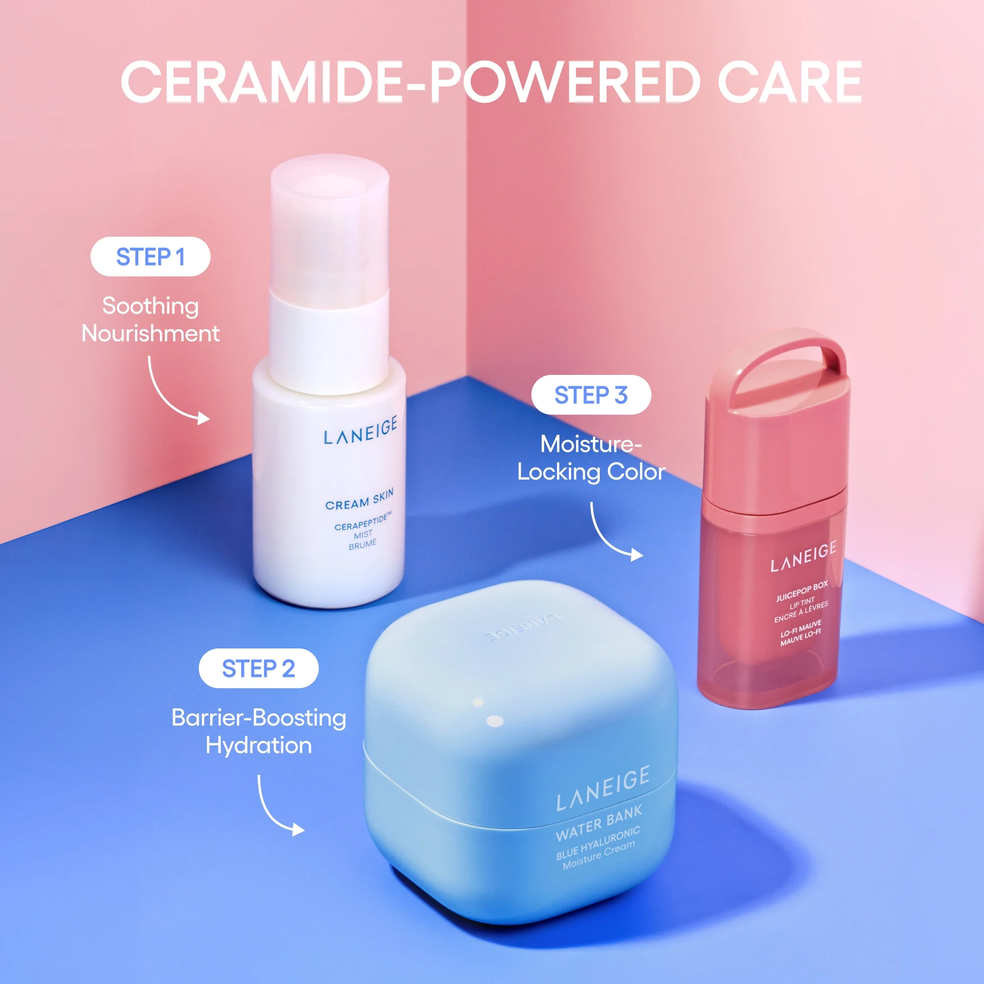 Tint & Glow Mini Korean Skincare + JuicePop Box Lip Tint Gift Set - Image 3